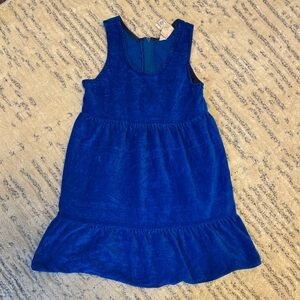 Blue Sleeveless Kids Dress